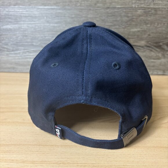 Fila Hat Cap Strap Back Blue Support Your Friends Adjustable - Picture 5 of 9